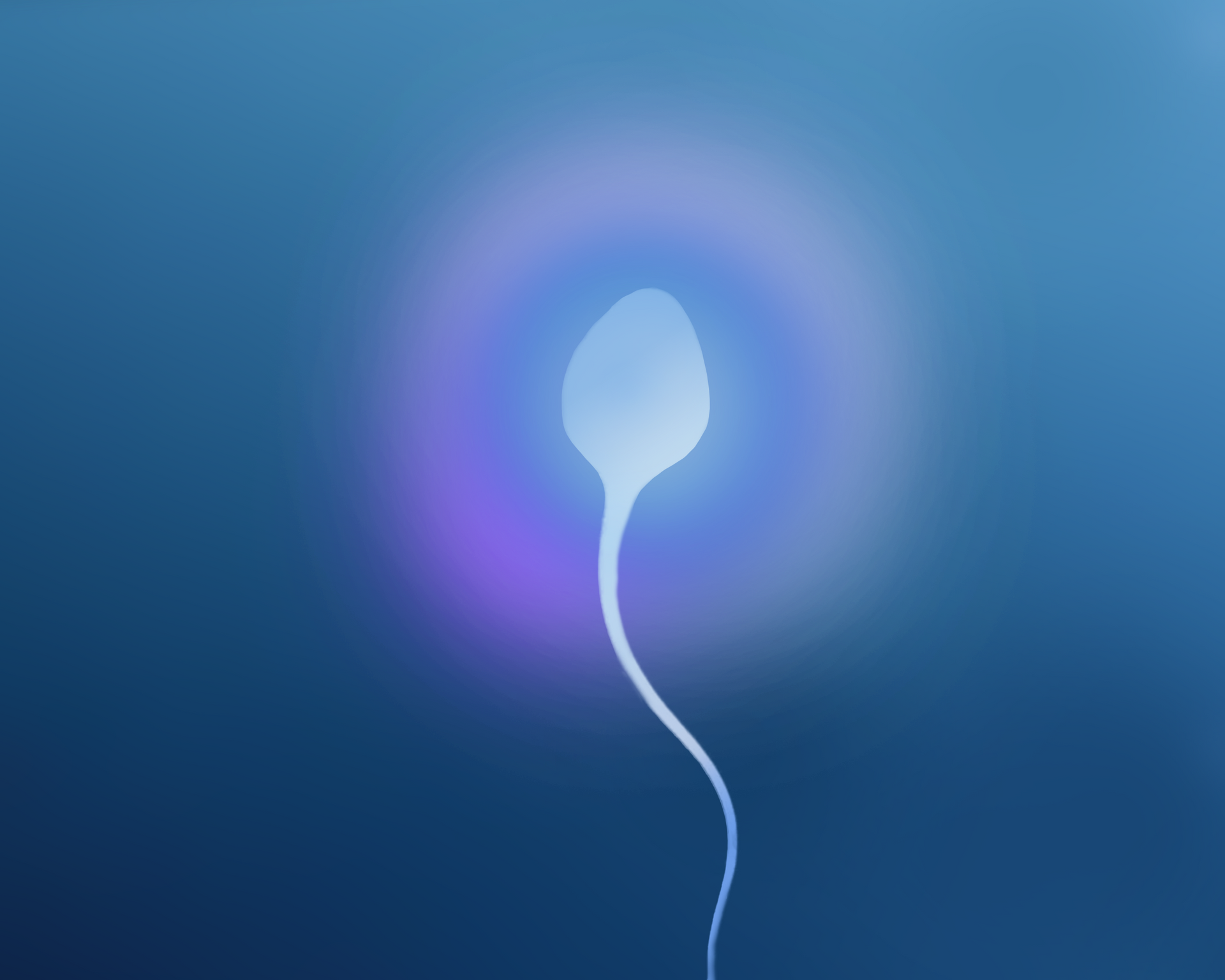 good DNA of sperm under microscope